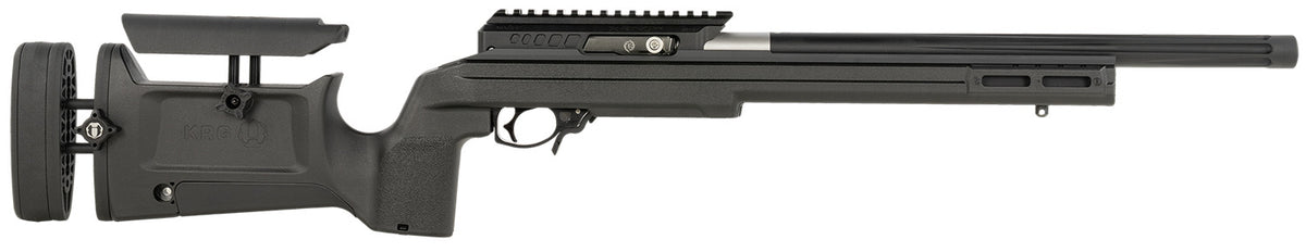 Tactical Solutions AHD2MBXKBLK X-Ring VR Gen2 22 LR 16.50" Matte Black Fluted Threaded Barrel, Matte Black Aluminum Receiver w/Picatinny Rail, Black Stock