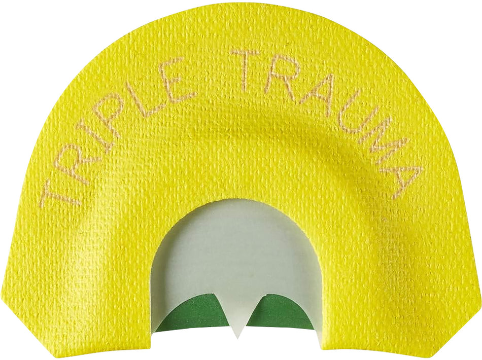 Hunters Specialties HSSTR05901 Premium Flex Triple Trauma Attracts Turkey Species Yellow