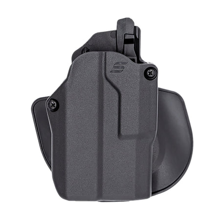 Safariland SOLIS1835A0C3411 Solis ALS OWB Black Compatible w/ Glock 17 Belt Slide/Paddle Mount Right Hand