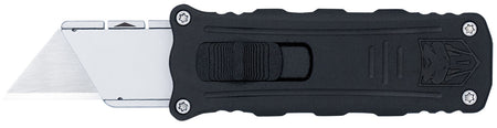 CobraTec Knives CTOTFUKSBBLK Utility OTF Aluminum Blade, 3.38" Black Anodized Aluminum Handle