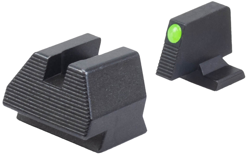 HK 51000938 Elevated Sight Iron Sight Green Tritium Black Frame Fits H&K VP9 9mm
