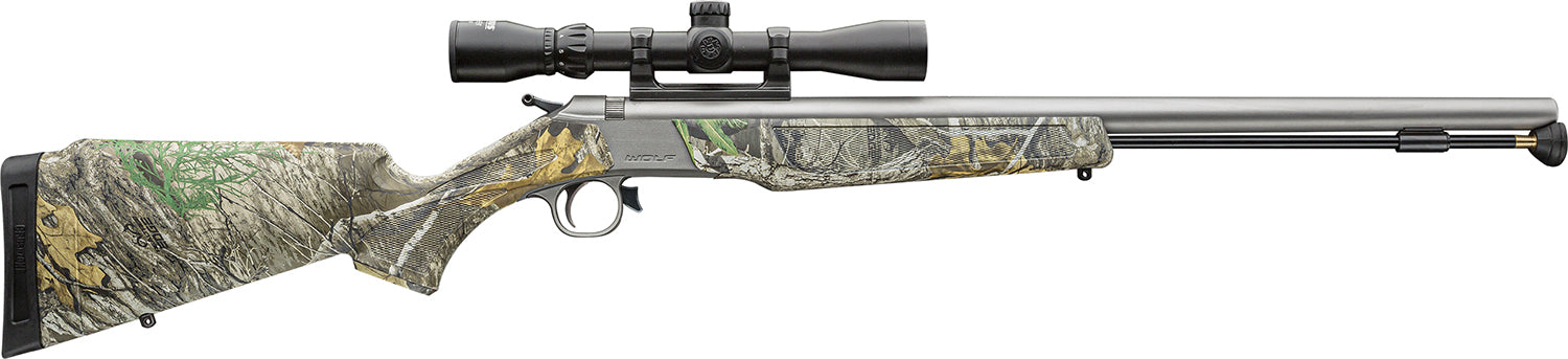 CVA WOLF V2 PACKAGE 50CAL 24" 3-9X32 STAINLESS/REALTREE EDGE
