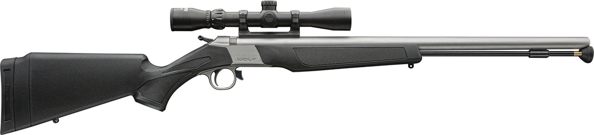 CVA WOLF V2 PACKAGE 50CAL 24" 3-9X32 STAINLESS/BLACK