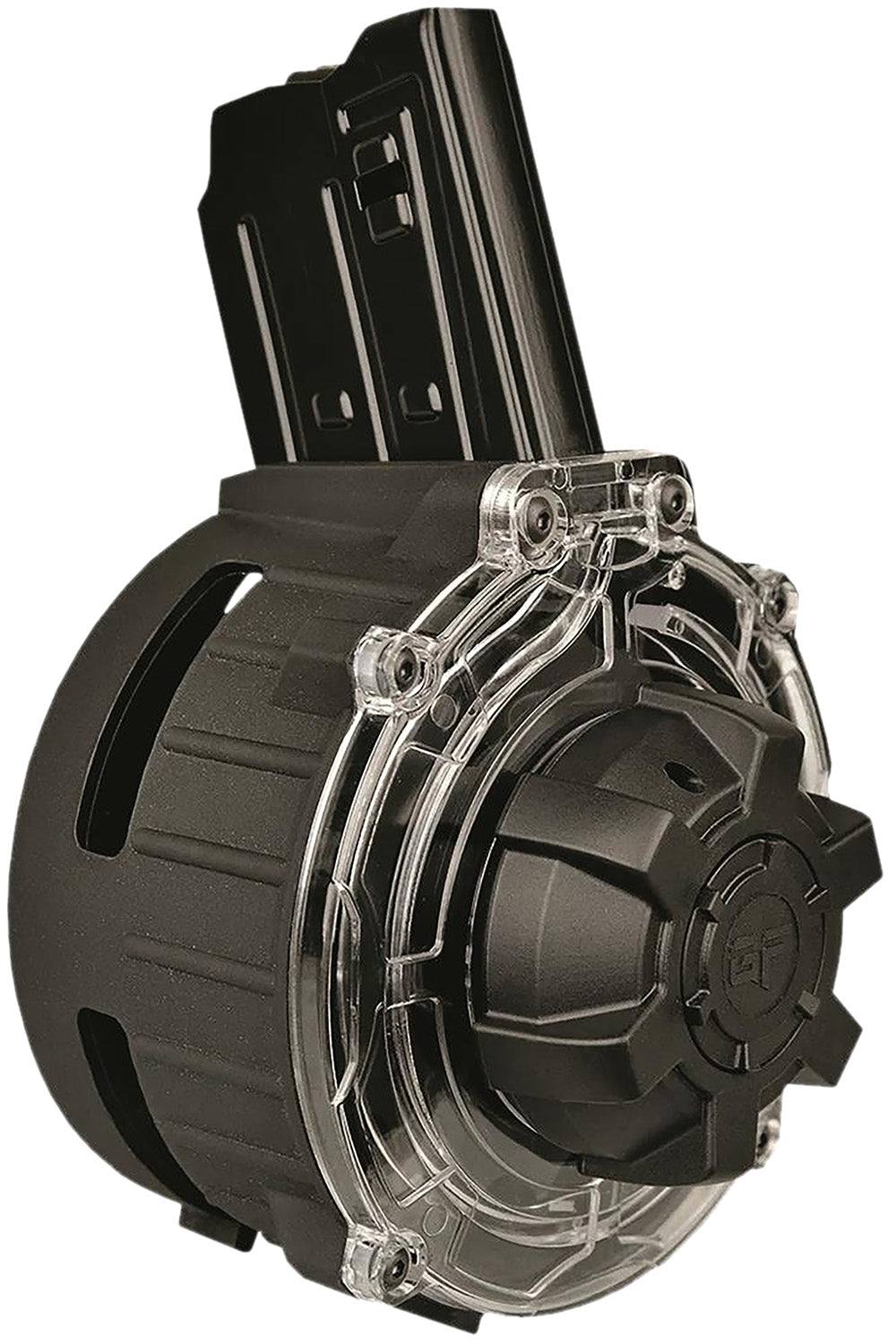 Gforce Arms GFDRUM2012 Drum Magazine 20rd Drum Fits Akdal MKA 1919 Black Steel/Polymer