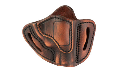 1791 Gunleather Revolver, Size 1, OWB Belt Holster, Fits J-Frame Sized Revolvers, Vintage Leather, Right Hand RVH-1-VTG-R