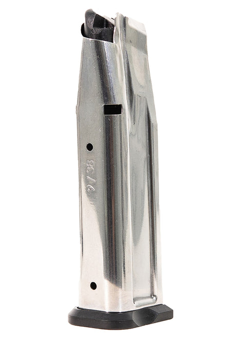 Watchtower Firearms MAG126SS 17rd 9mm Fits 1911 Silver/Black Stainless Steel