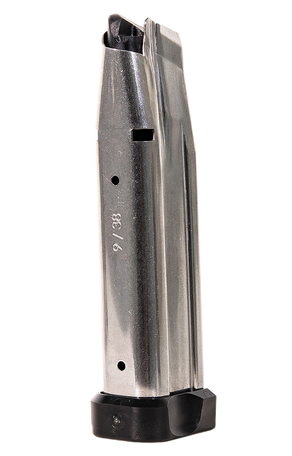 Watchtower Firearms MAG140SS 20rd 9mm Fits 1911 Silver/Black Stainless Steel