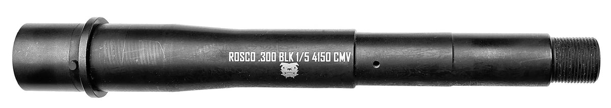 Rosco Manufacturing BL-075-HB-300BLK-5-P Bloodline 300 Blackout 7.50" Nitride 4150 CMV Barrel