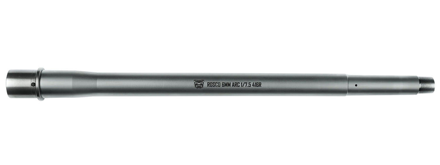 Rosco Manufacturing PB-16-SPR-6MM-7.5-R Purebred 6mm ARC 16" Nickel Boron Stainless Steel Barrel