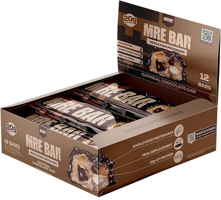 Redcon1 RC1MREBOCC12 MRE Protein Bar Oatmeal Chocolate Chip 12 Pack 810044571141
