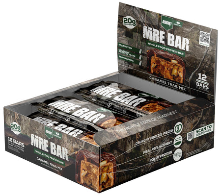 Redcon1 RC1MREBCTM12 MRE Protein Bar Caramel Trail Mix 12 Pack 810044577280