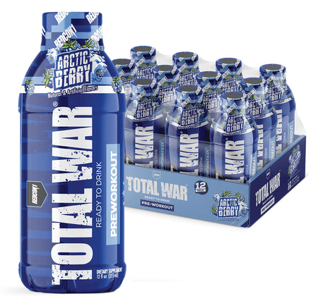 Redcon1 RC1TWRTDAB-12 Total War Ready to Drink Artic Berry 12 Pack 810044570311