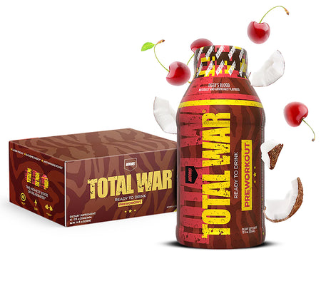 Redcon1 RC1TWRTDTB12 Total War Ready to Drink tigers Blood 12 Pack 810044570144