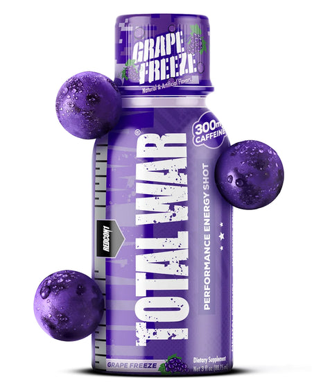 Redcon1 RC1TWSGF Total War Energy Shots Grape Freeze 12 Pack 810044577730