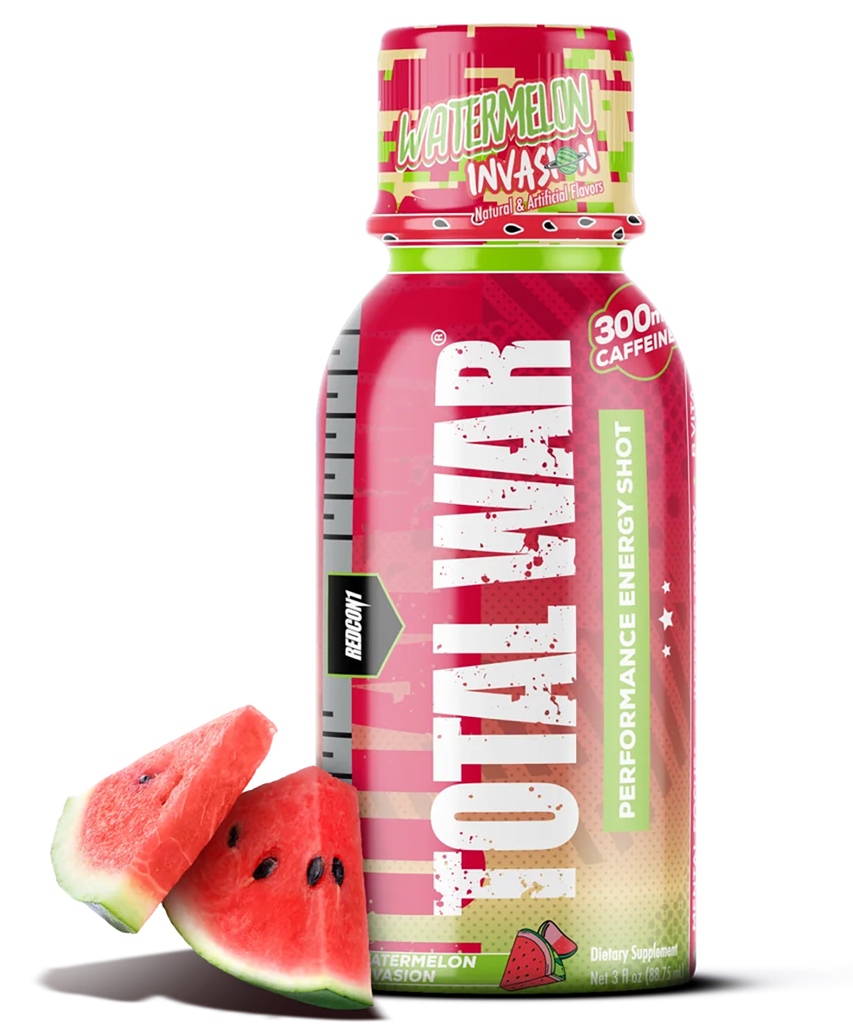 Redcon1 RC1TWSWI Total War Energy Shots Watermelon Invasion 12 Pack 810044577716