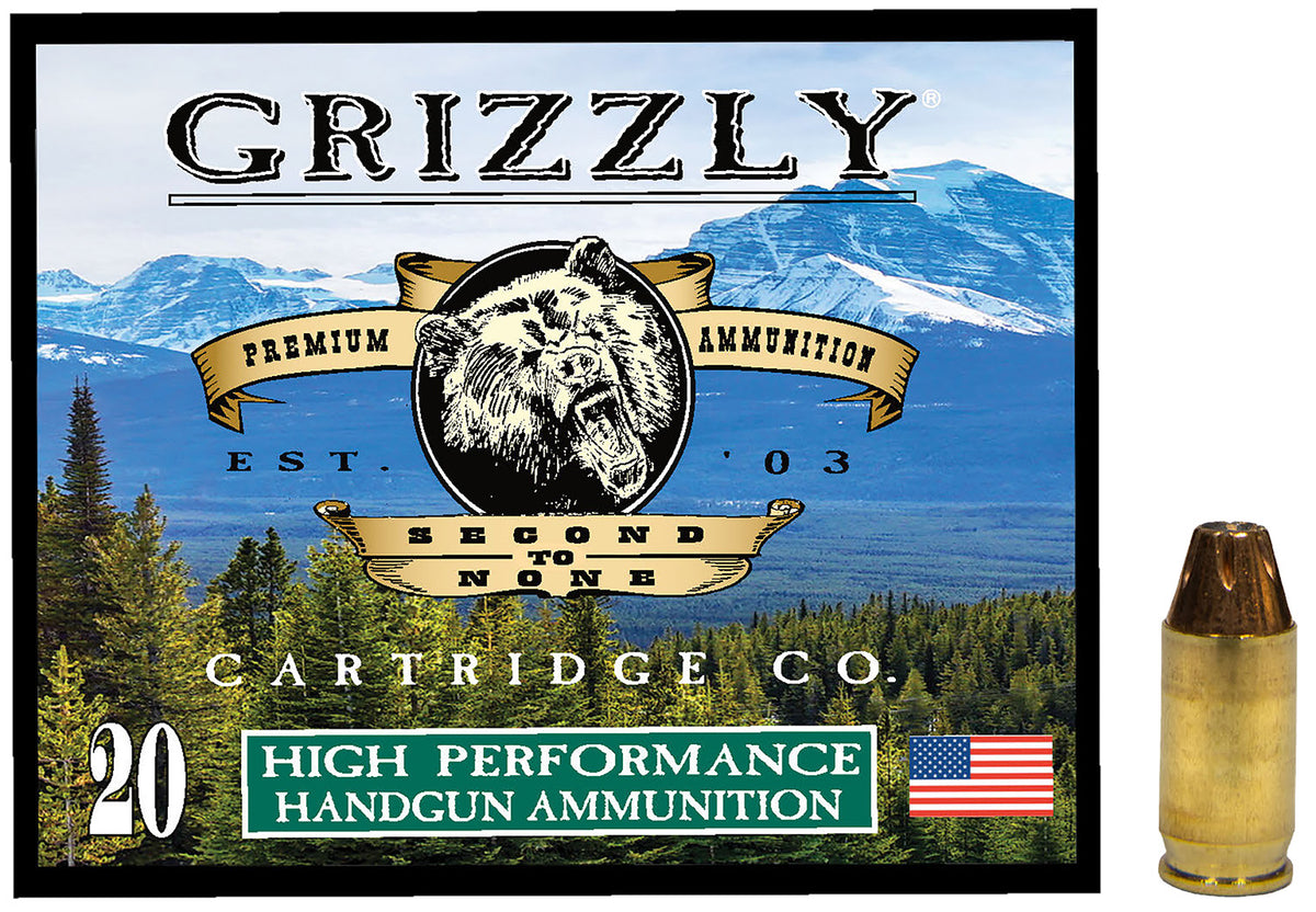 Grizzly Cartridge .380 ACP/Auto  90gr JHP Ammo