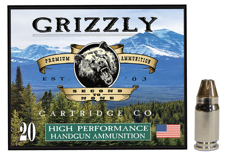 Grizzly Cartridge .357 Sig  90gr JHP Ammo