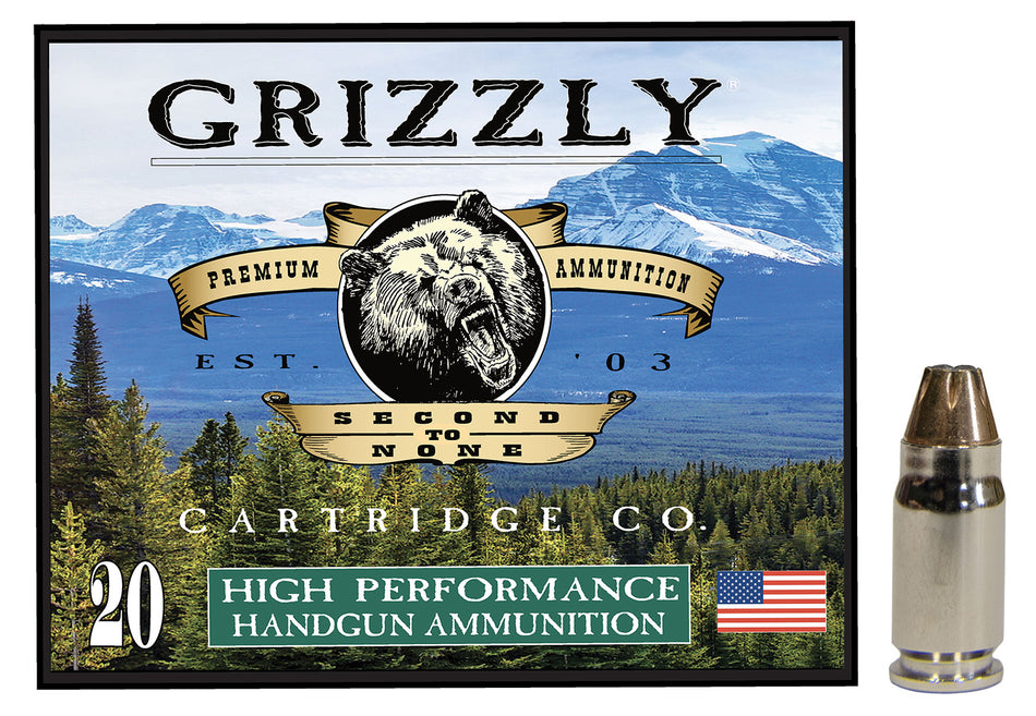 Grizzly Cartridge .357 Sig  90gr JHP Ammo