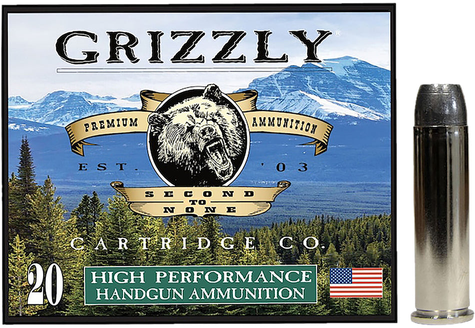 Grizzly Cartridge .357 Magnum  180gr Solid Ammo