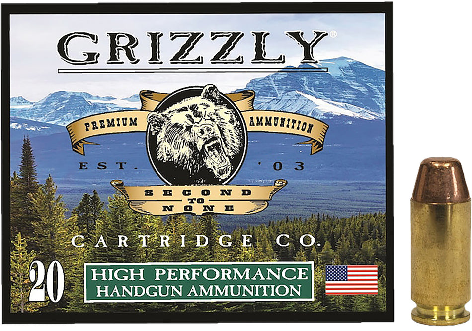 Grizzly Cartridge .40 S&W  200gr FMJ Ammo