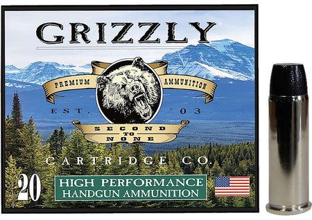 Grizzly Cartridge .44 Magnum  260gr Solid Ammo