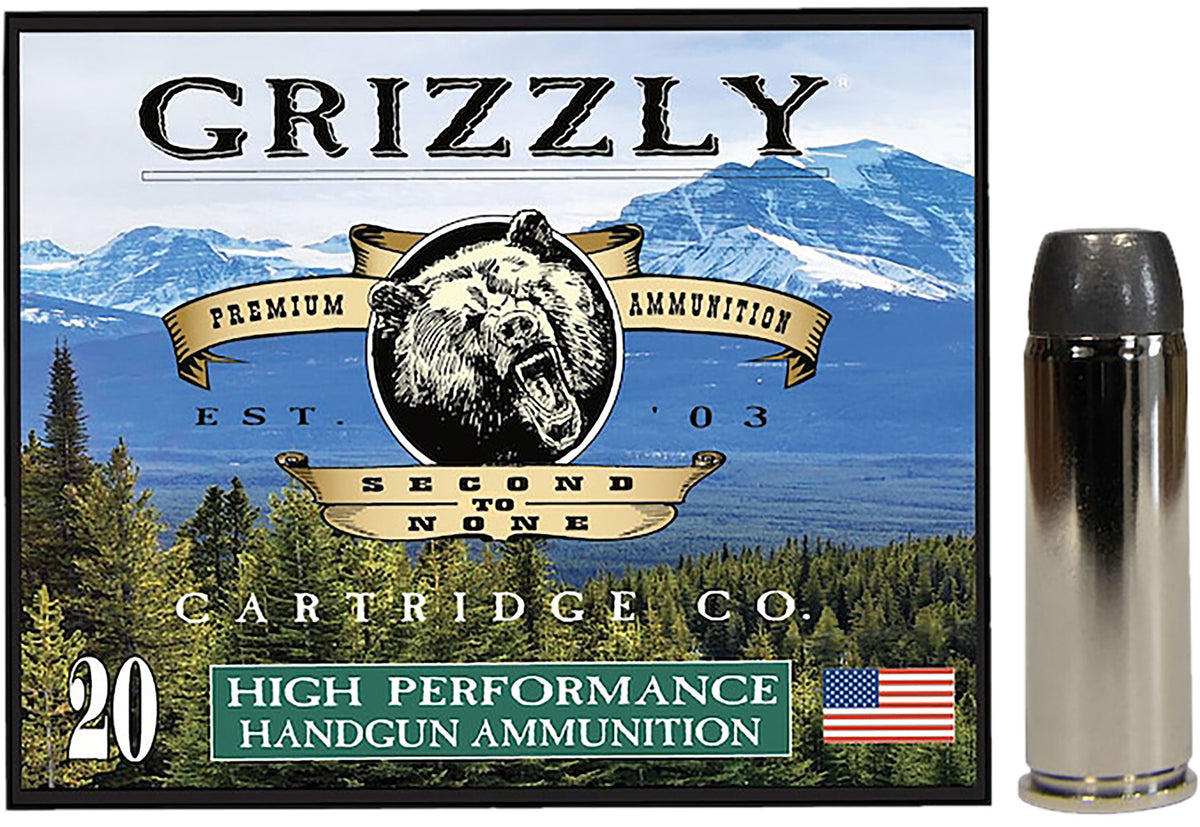Grizzly Cartridge .45 Long Colt  265gr FMJ Ammo