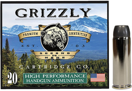 Grizzly Cartridge .45 Long Colt  265gr FMJ Ammo