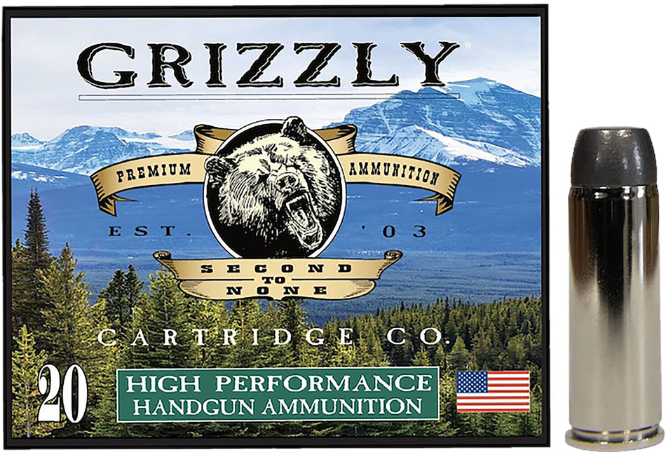 Grizzly Cartridge .45 Long Colt  265gr FMJ Ammo