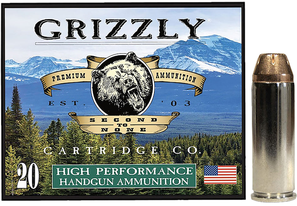Grizzly Cartridge .45 Long Colt  225gr JHP Ammo