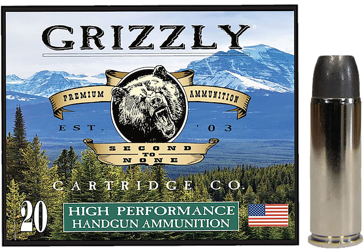 Grizzly Cartridge .45 Long Colt  335gr Solid Ammo