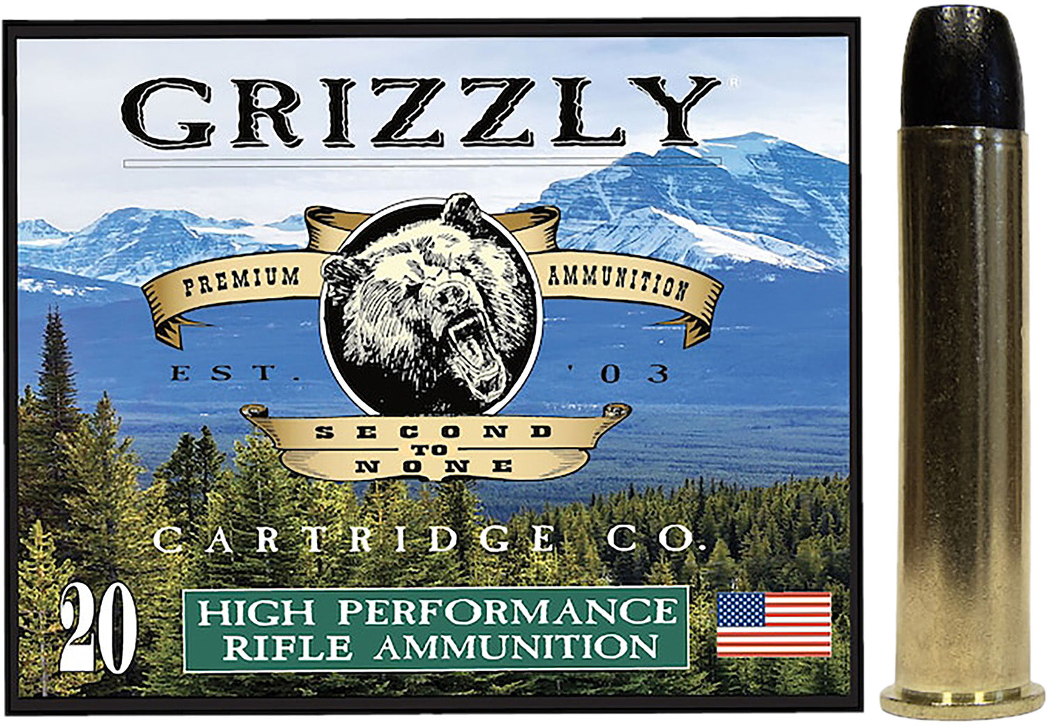 Grizzly Cartridge  .45-70 Government 405 Gr Solid