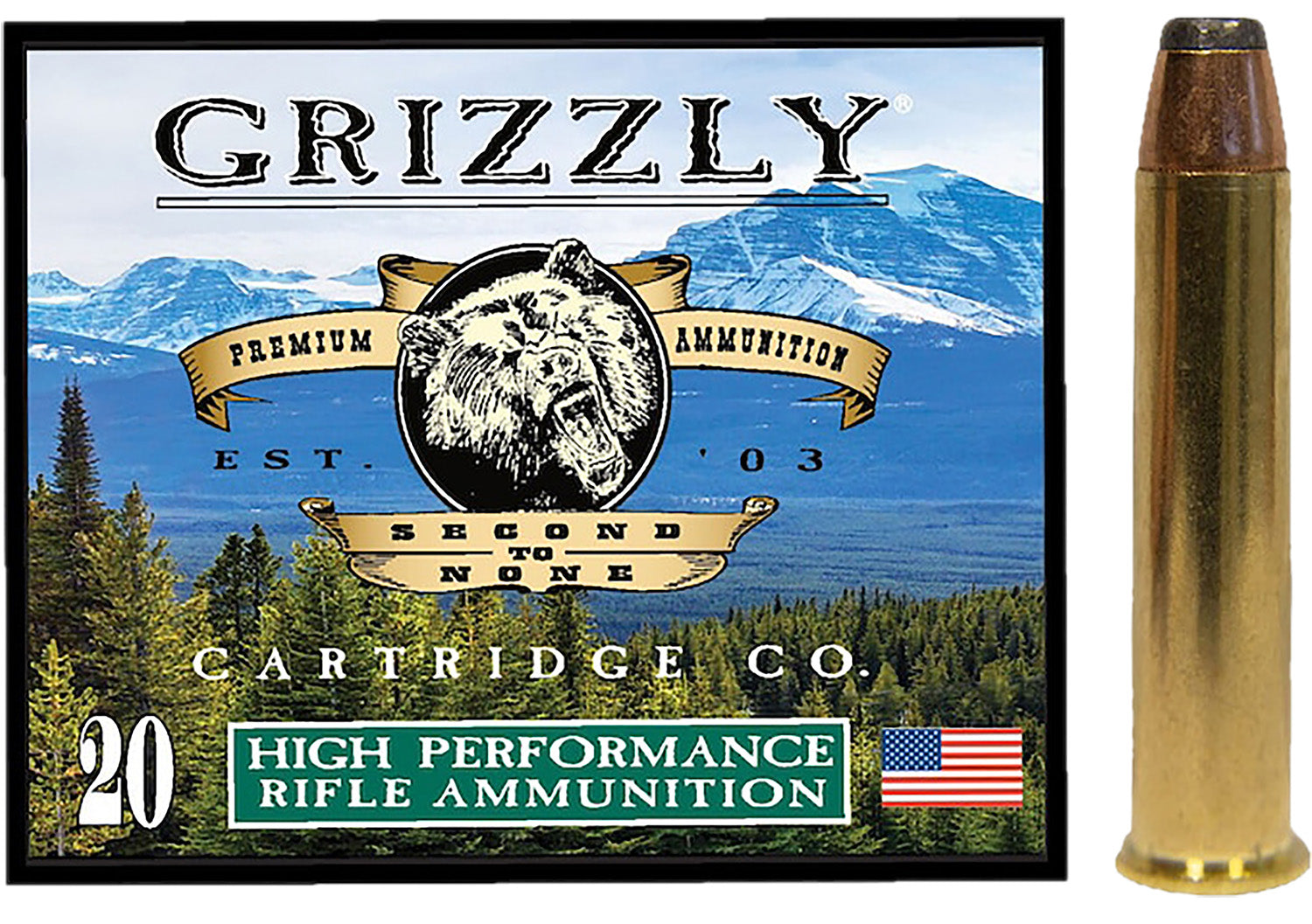 Grizzly Cartridge .45-70 Government  300gr BHP Ammo