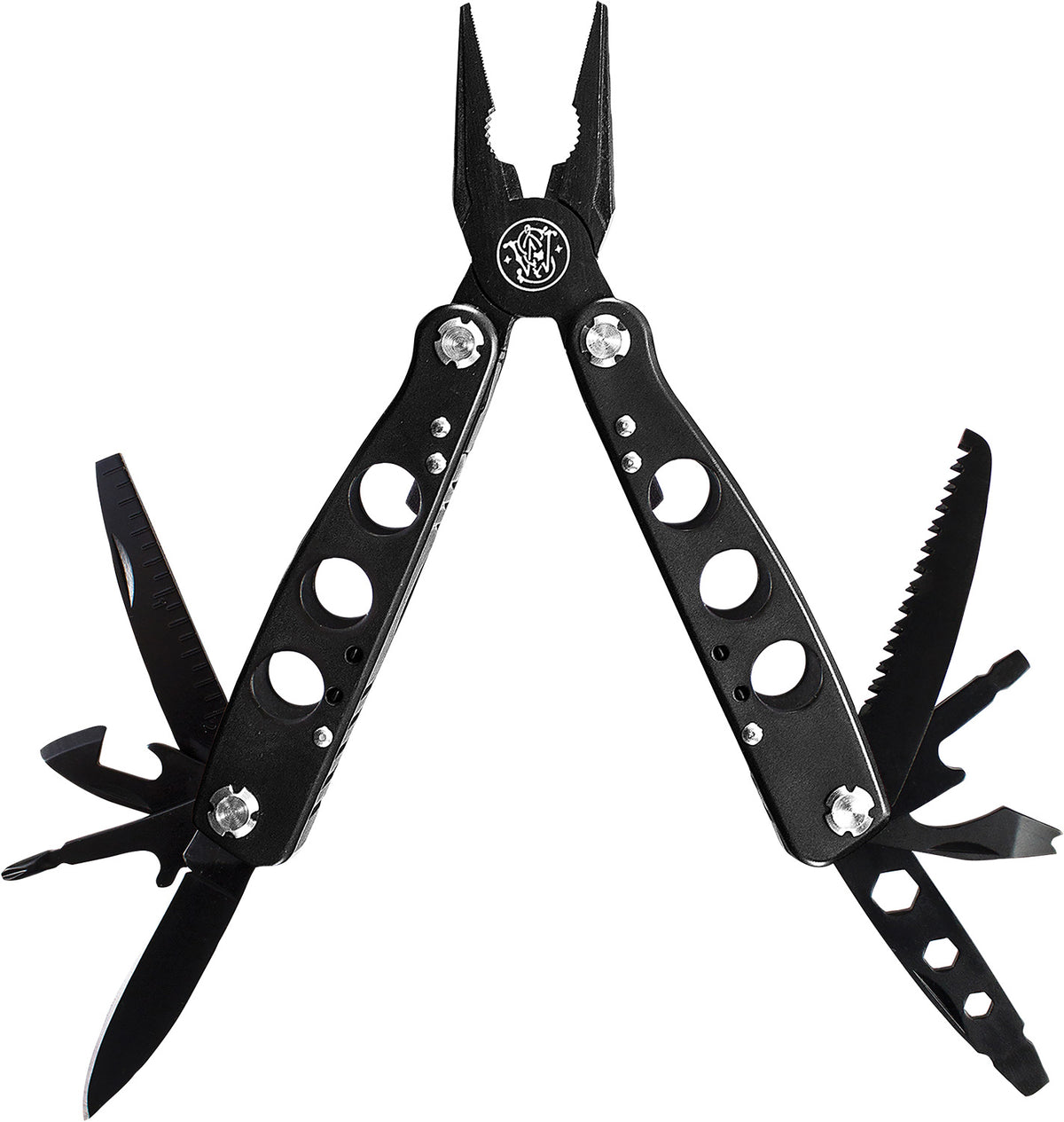 Smith & Wesson Knives SWMT1CP Multi-Tool Black 6.50" Long Includes Case