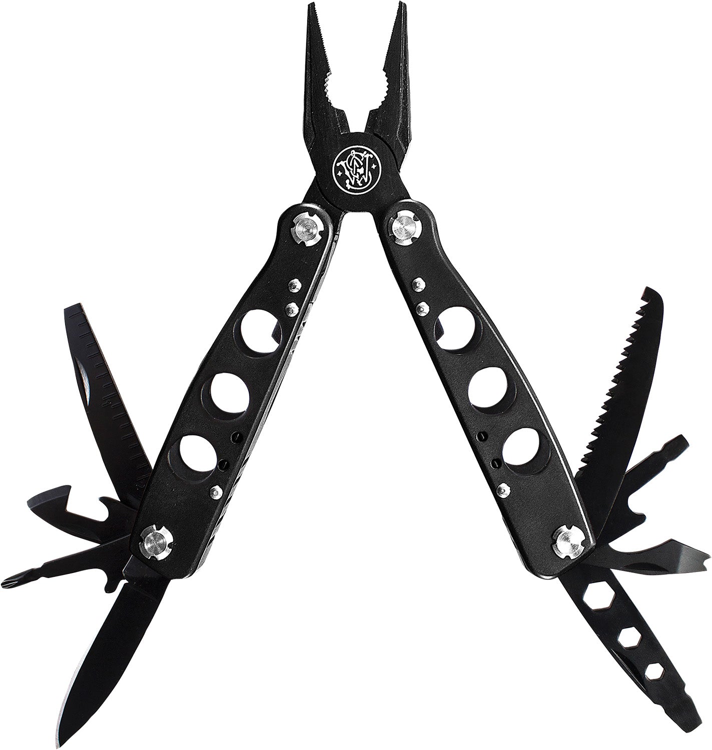 Smith & Wesson Knives SWMT1CP Multi-Tool Black 6.50" Long Includes Case