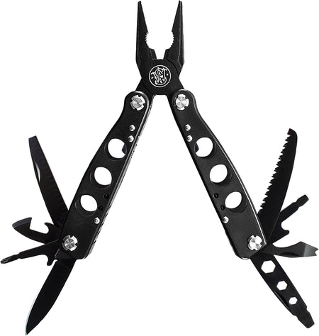 Smith & Wesson Knives SWMT1CP Multi-Tool Black 6.50" Long Includes Case