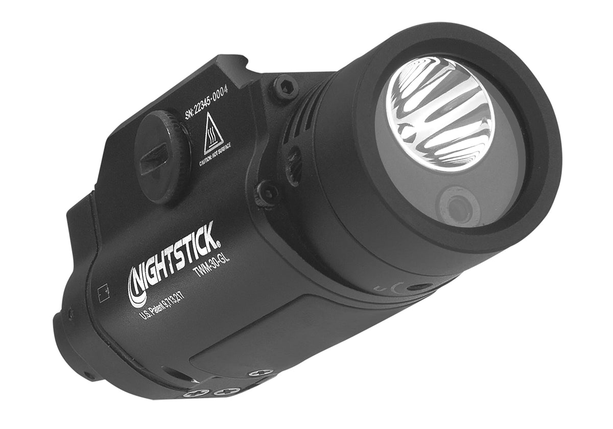 Nightstick TWM-30-GL Tactical Weapon-Mounted Light w/Green Laser Black Aluminum Pistol Green Laser
