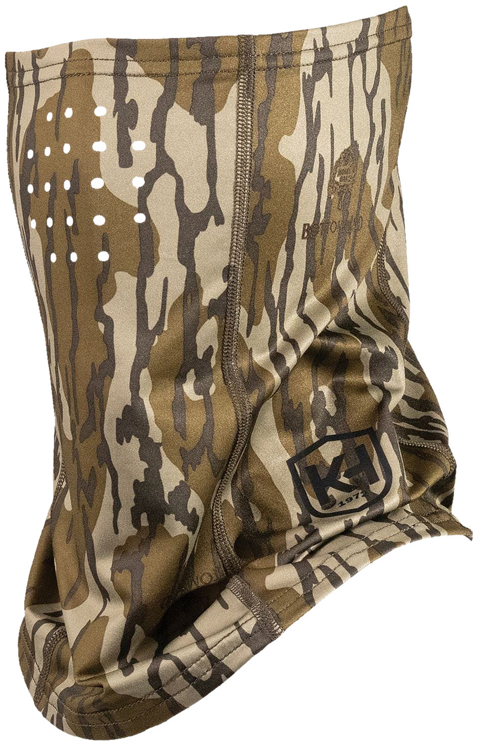 Moultrie KHT0213 Run N Gun Mossy Oak Bottomland 1/2 Face Mask OSFM
