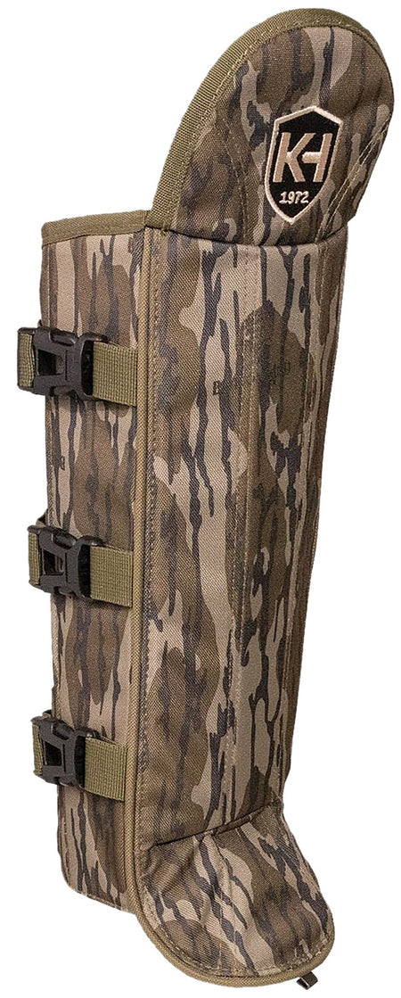 Moultrie KHT0216 Snake Gaiters Mossy Oak Bottomland Polycarbonate Adjustable Straps
