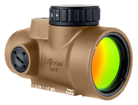 Trijicon 2200325 MRO SD Coyote Tan 1x25mm 2 MOA Red Dot Reticle