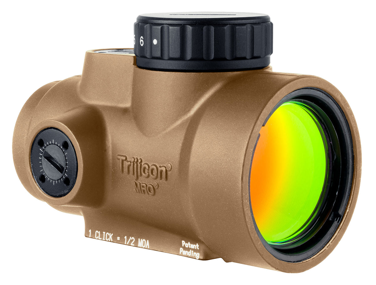 Trijicon 2200346 MRO SD Coyote Tan 1x25mm 2 MOA Green Dot Reticle