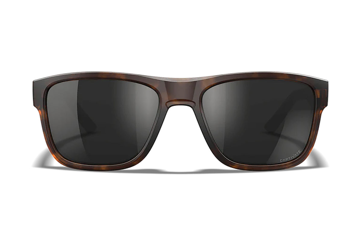 Wiley X AC6OVN15 Ovation Black Mirror Lens Polycarbonate Matte Tortoise Frame