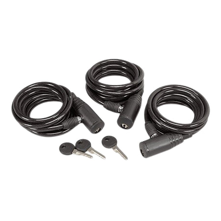Hunters Specialties HS-00608 Cable Lock Black 3 Pack 6'