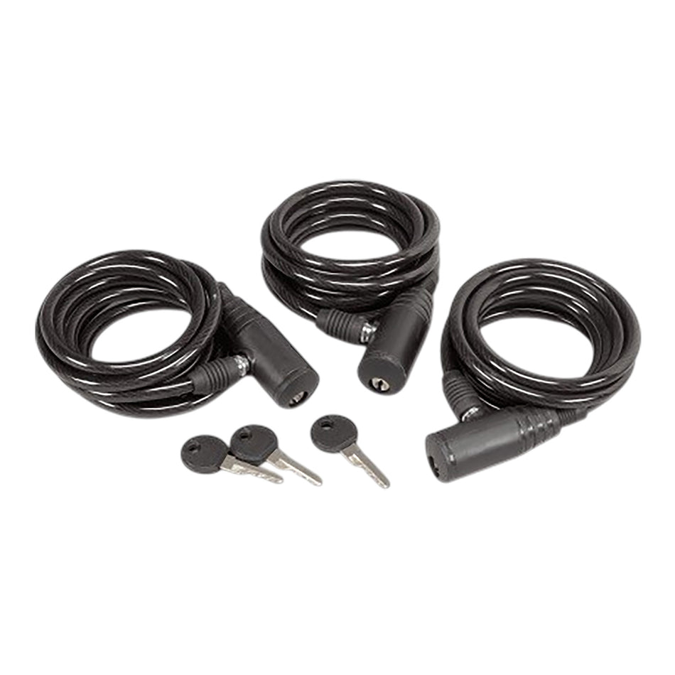 Hunters Specialties HS-00608 Cable Lock Black 3 Pack 6'