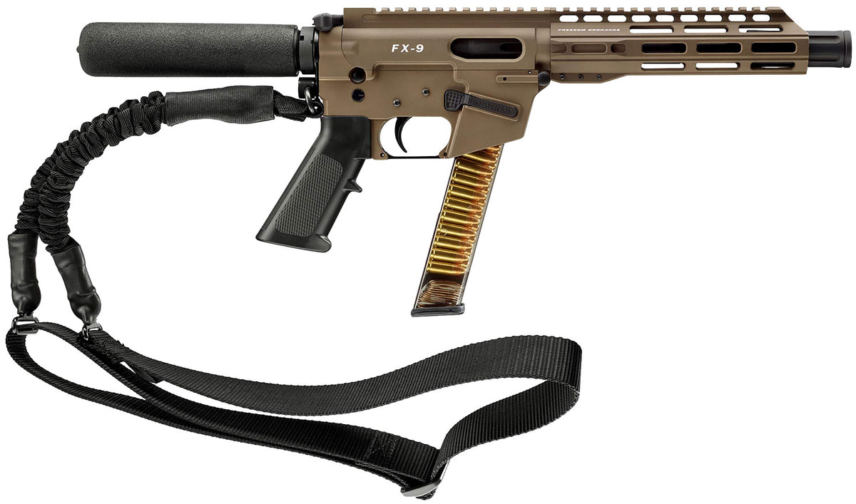 FREEDOM ORDNANCE FX9P8T-FDE FX9P 9mm Luger 31+1 8" Flat Dark Earth Synthetic Pistol Tube