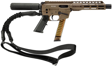 FREEDOM ORDNANCE FX9P8T-FDE FX9P 9mm Luger 31+1 8" Flat Dark Earth Synthetic Pistol Tube