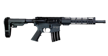 Alexander Arms PHI50ST Highlander 50 Beowulf 7+1 12" Black Fluted Threaded Barrel, Black Anodized Picatinny Rail Receiver, SB Tactical SBA3 Brace, Black Ergo Grip