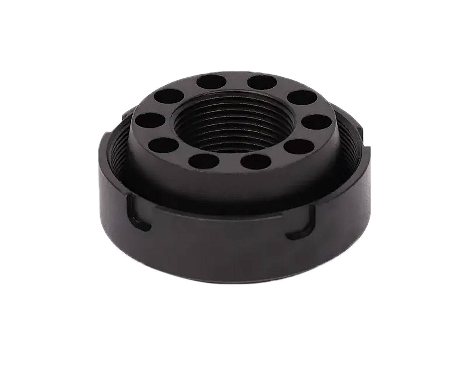 SilencerCo AC4745 Charlie Direct Thread Mount Fits M13x0.75 Stainless Steel Oxide Black