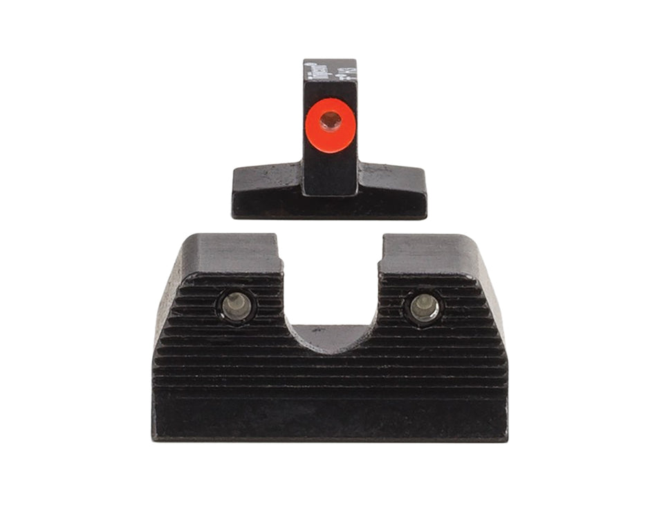 Trijicon 600891 HD XR Night Sight Set Green Tritium/Orange Outline Front, Green Tritium Rear, Black Frame, Fits FN FNP/FNX