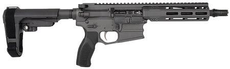 Cobalt Kinetics CKPROLITE30075CHARCOAL Pro Lite 300 Blackout 30+1 7.50" Black Melonite Barrel, Charcoal Aluminum Receiver w/Picatinny Rail, Black Polymer SB Tactical SBA3 Brace, Black Polymer Grip