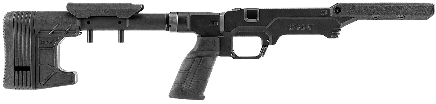 Mdt Sporting Goods Inc 114648BLK The Worker LSS Gen3 Black Fits Remington 700 Long Action